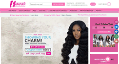 Desktop Screenshot of nanavirginhair.com